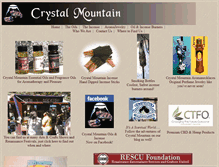 Tablet Screenshot of crystalmountain-aromatics.com